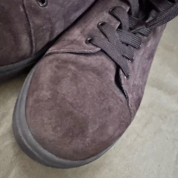 UGG Chocolate Brown Suede & Leather Lined Hi Top Sneakers. Size 9/EU 40 - Picture 6 of 10